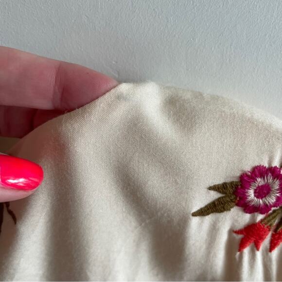 Lovers + Friends Cream Floral Embroidered Mini Dress - Picture 8 of 9